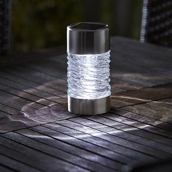 Martello Stainless Steel Solar Stake Lights - Set Of 4 - Image 2