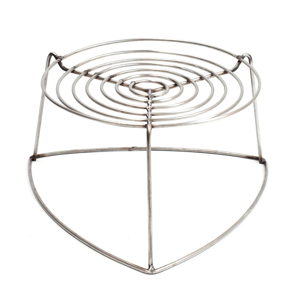 Fire Pit With Free Standing Cooking Grill - Stainless Steel Base - Image 8